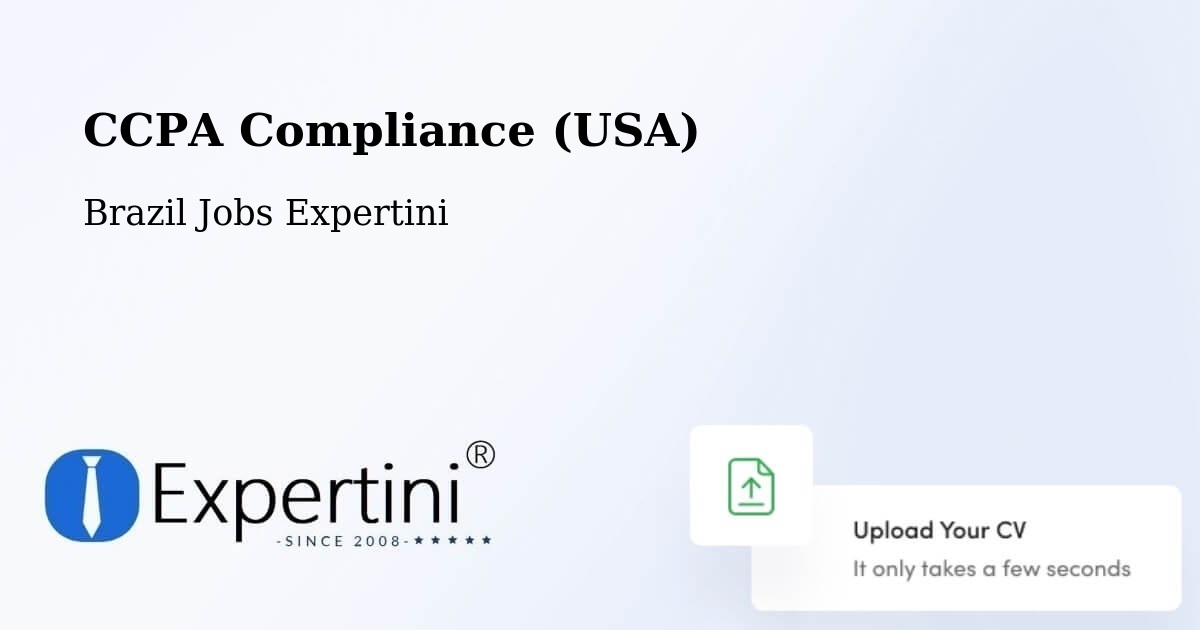 CCPA Privacy Rights & Compliance Notice – Coronel Freitas - Brazil Jobs Expertini